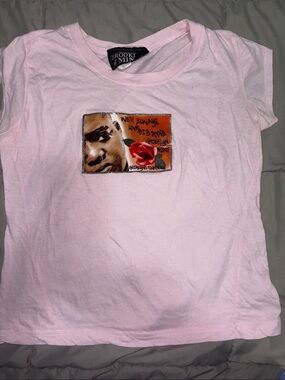 Girls' Light Pink Graphic Tee